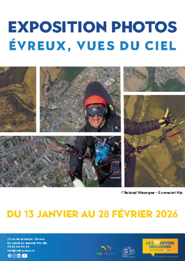 Image Vernissage de l'exposition : Evreux, vues du ciel Jusqu'au 28 fevrier
